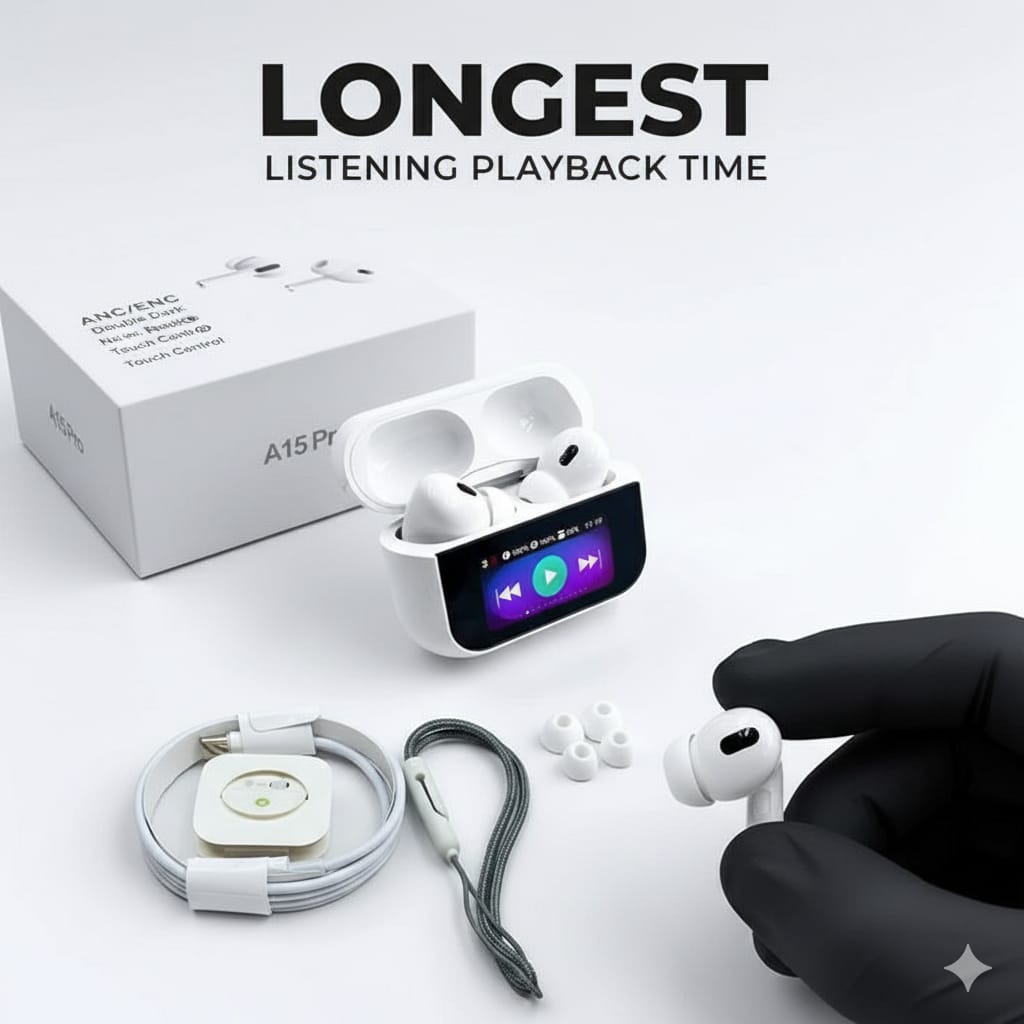 Airpods Screen TWS True Wireless Earbuds